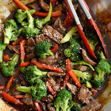 Beef with Broccoli is an easy dinner and makes a healthy family meal | foodiecrush.com