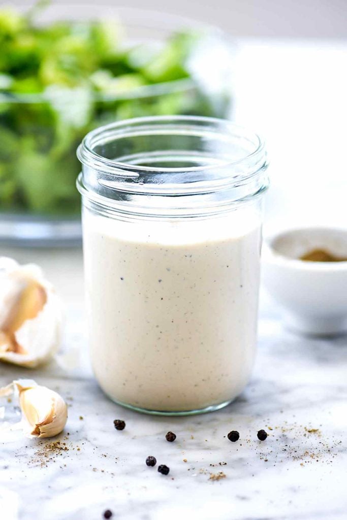 How to Make the Best Caesar Salad Dressing | foodiecrush.com #caesar #dressing #recipes