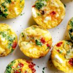 Mediterranean Egg Bites foodiecrush.com