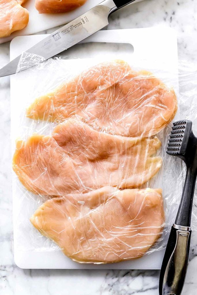 Chicken breasts meat tenderizer | foodiecrush.com