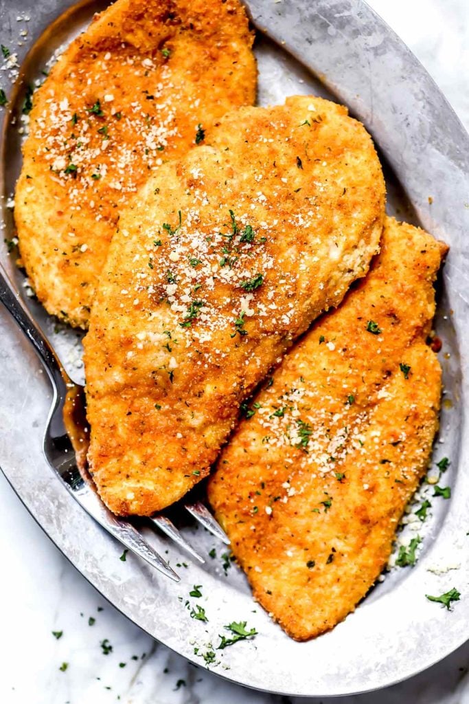 Parmesan Crusted Chicken | foodiecrush.com