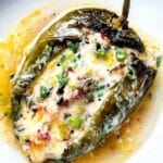 Stuffed Pasilla Peppers foodiecrush.com