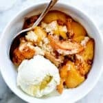 How to Make the Best Peach Cobbler | foodiecrush.com