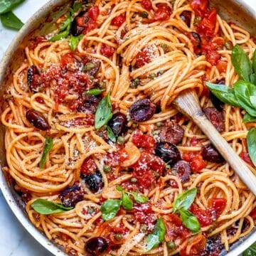 Pasta Puttanesca | foodiecrush.com