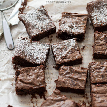 Stout Brownies | FoodieCrush.com