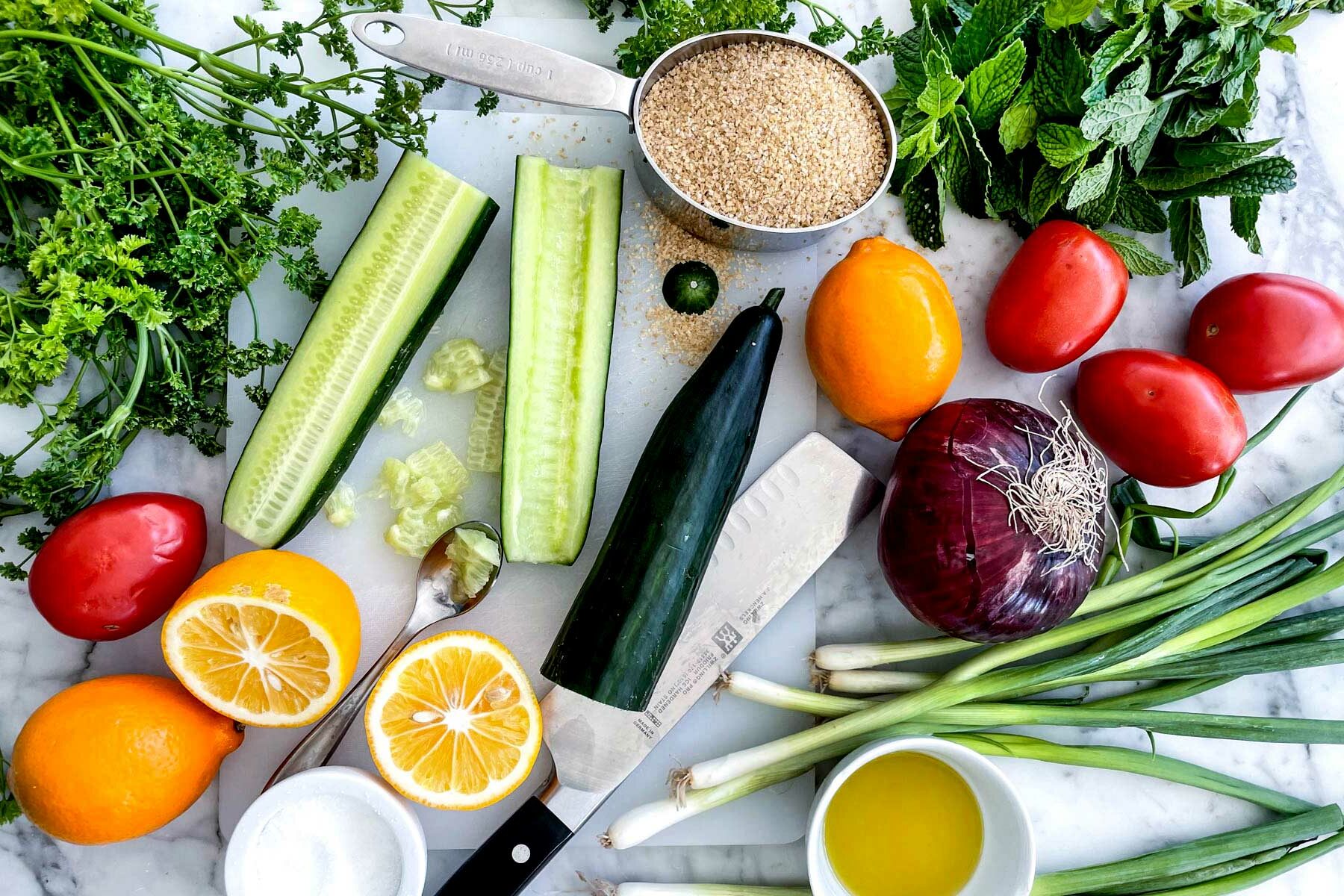 What's in Tabbouleh foodiecrush.com