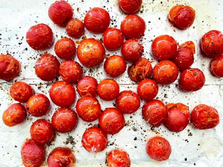 Roasted Tomatoes foodiecrush.com